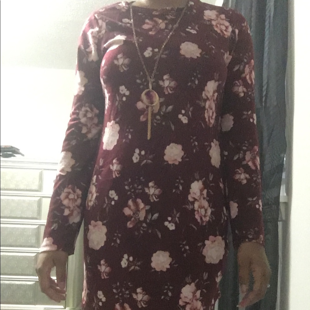 Fancy cozy sweater dress